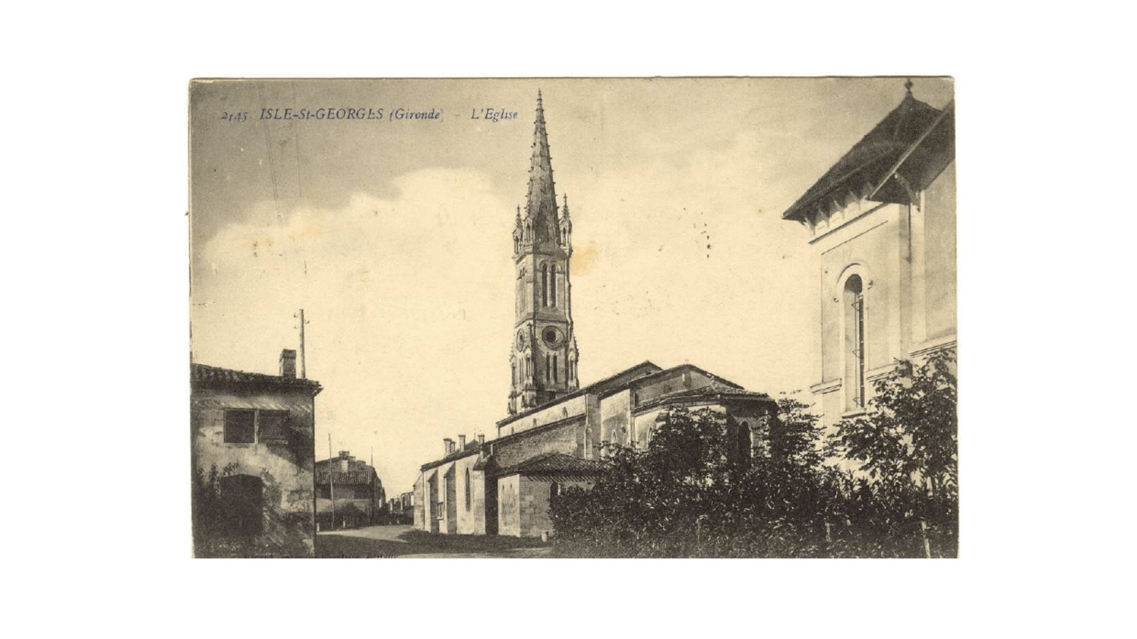 visite de l'église de isle saint georges